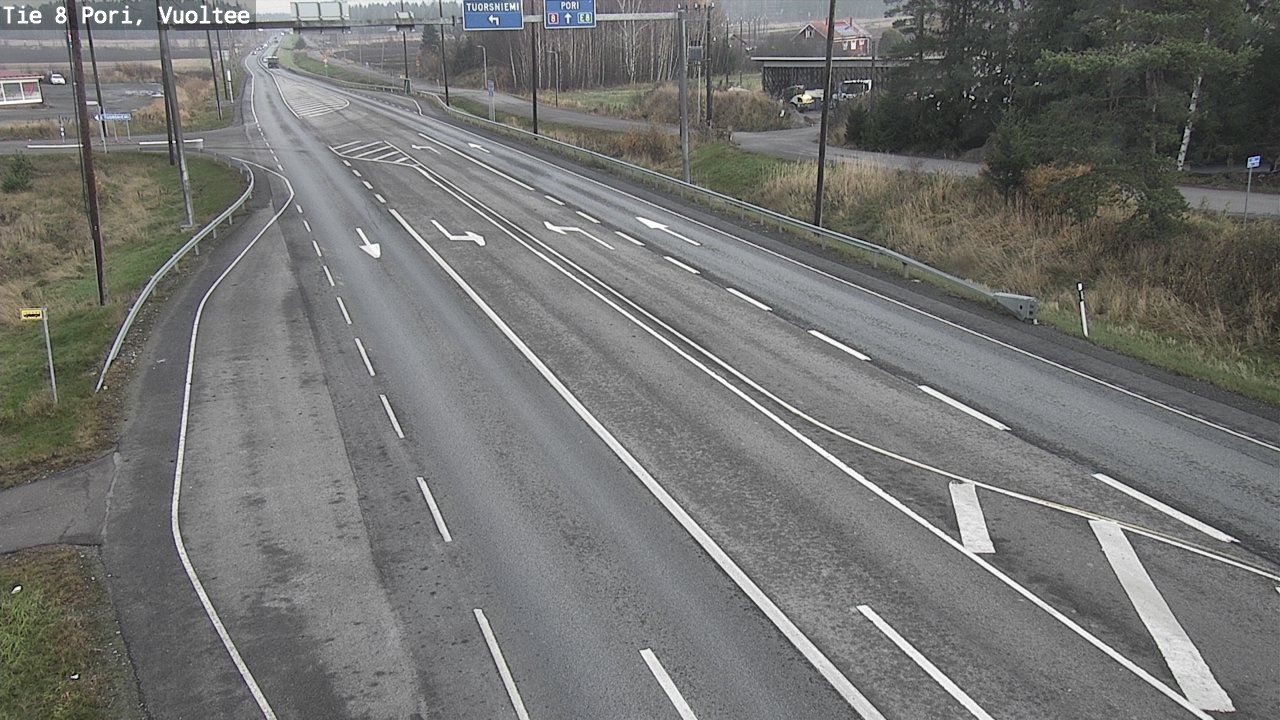 Kelikamerat Kuva Tie 8 Pori, Vuoltee, Pori, Satakunta