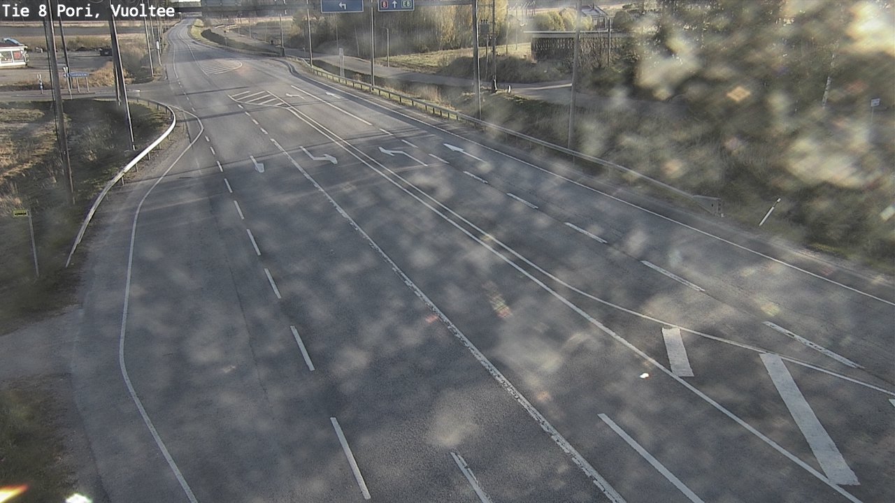 Weather Camera Image Road 8 Pori, Vuoltee, Pori, Satakunta