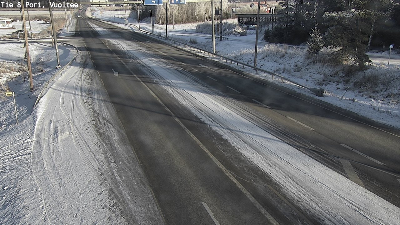 Weather Camera Image Road 8 Pori, Vuoltee, Pori, Satakunta