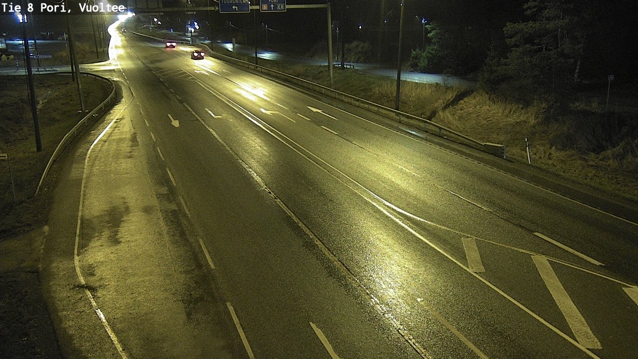 Weather Camera Image Road 8 Pori, Vuoltee, Pori, Satakunta