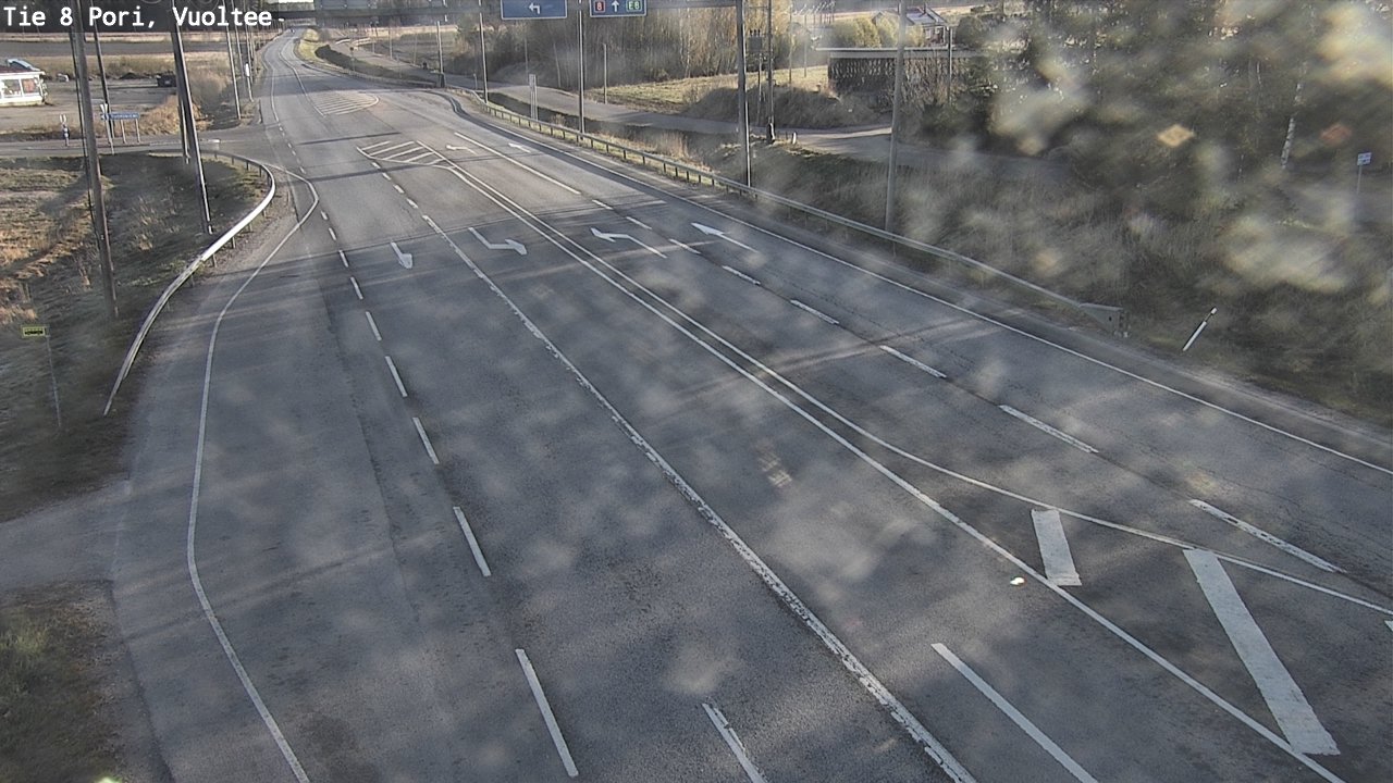 Weather Camera Image Väg 8 Björneborg, Vuoltee, Pori, Satakunta