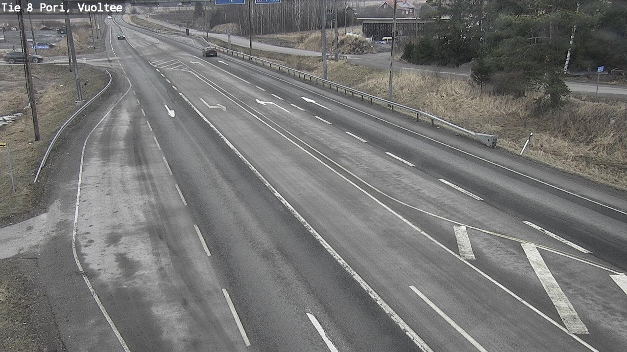 Weather Camera Image Väg 8 Björneborg, Vuoltee, Pori, Satakunta