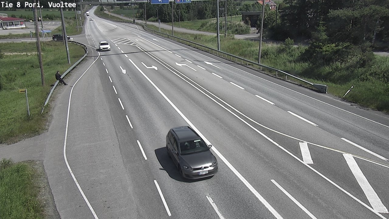 Weather Camera Image Väg 8 Björneborg, Vuoltee, Pori, Satakunta