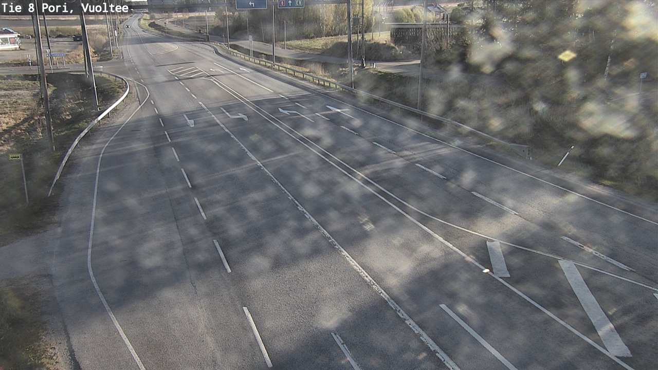 Weather Camera Image Road 8 Pori, Vuoltee, Pori, Satakunta
