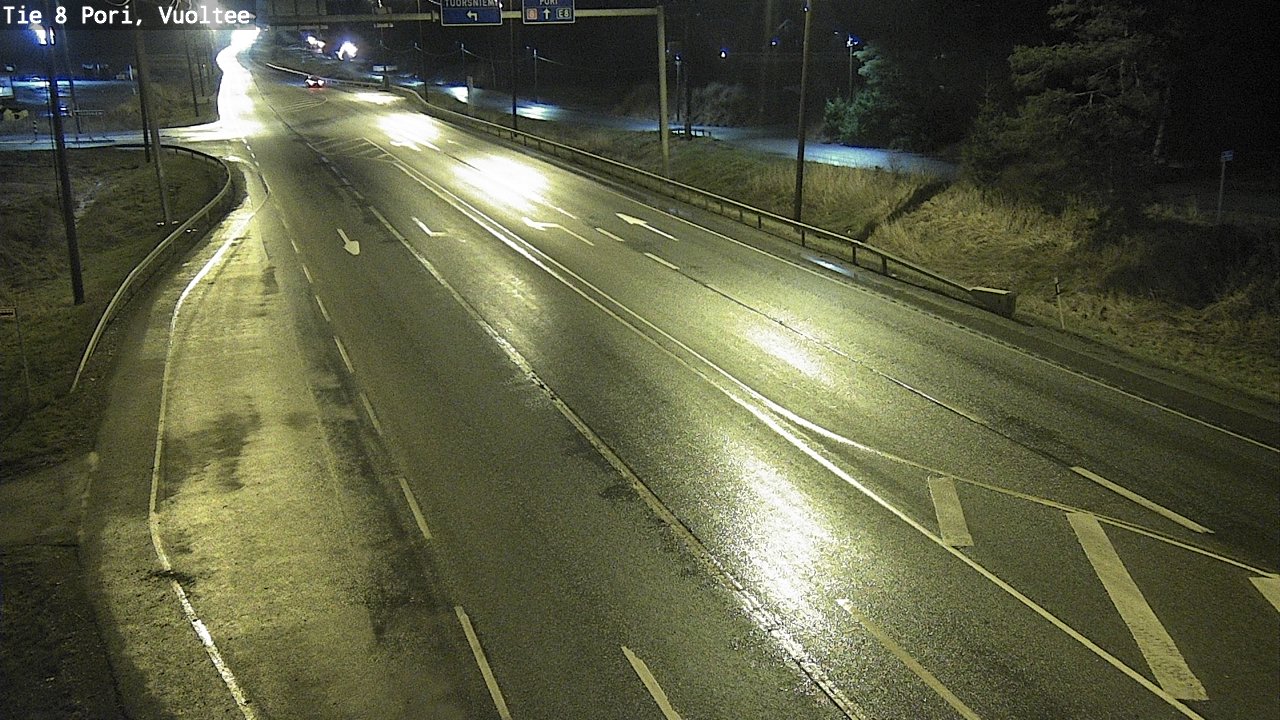 Weather Camera Image Road 8 Pori, Vuoltee, Pori, Satakunta