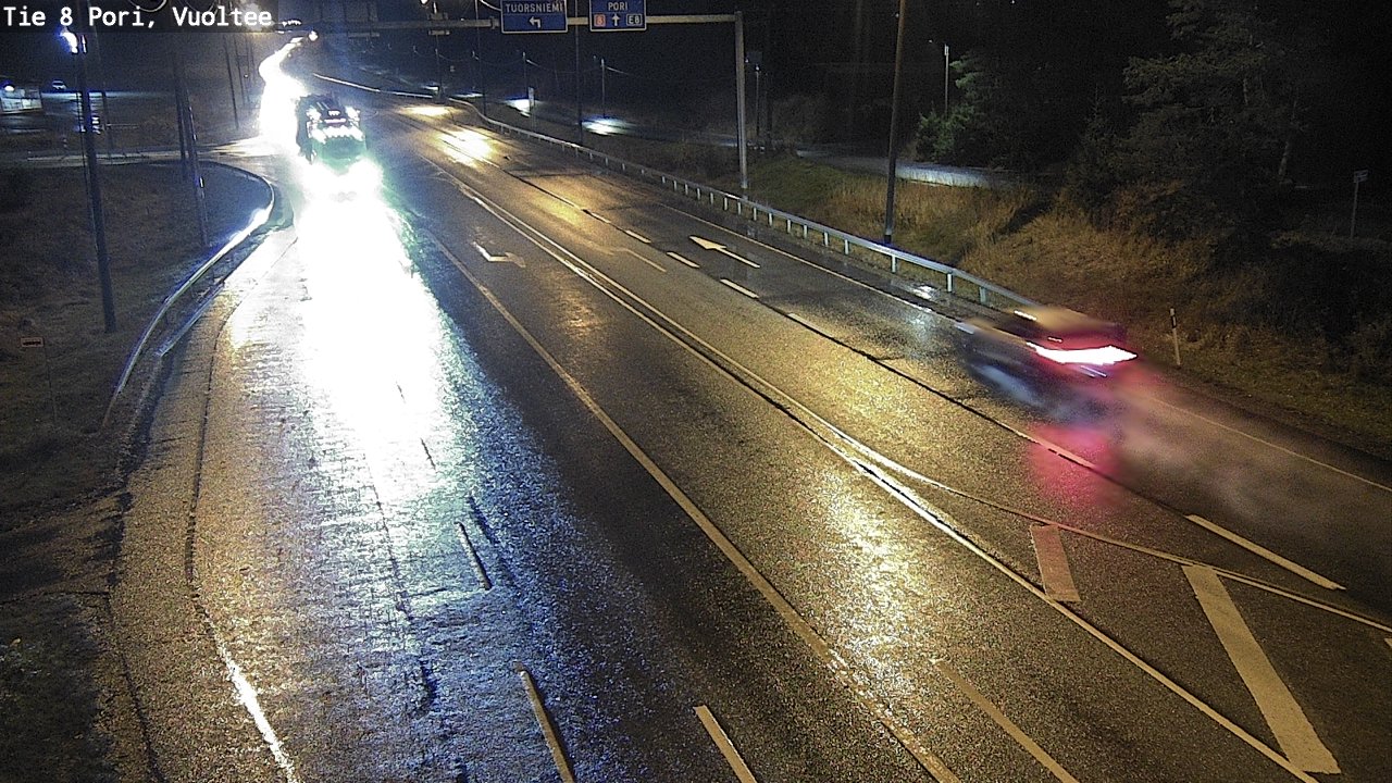 Weather Camera Image Väg 8 Björneborg, Vuoltee, Pori, Satakunta