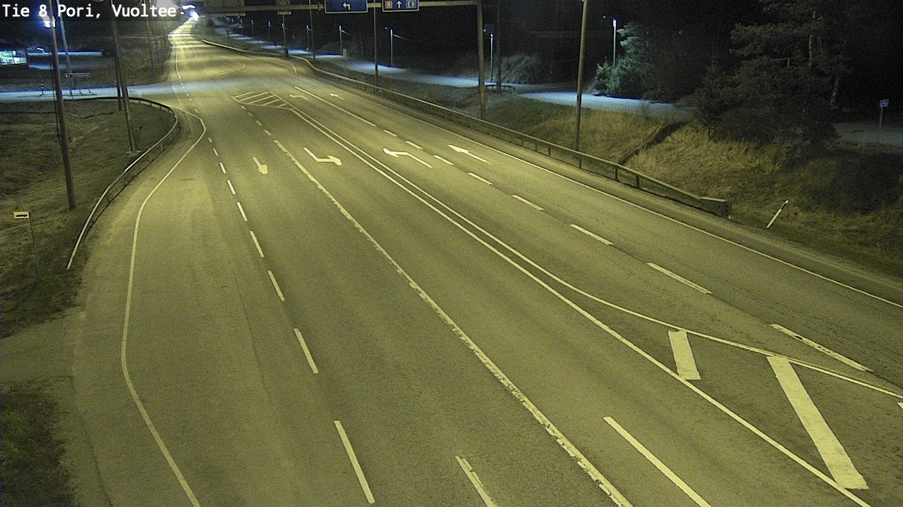 Weather Camera Image Väg 8 Björneborg, Vuoltee, Pori, Satakunta