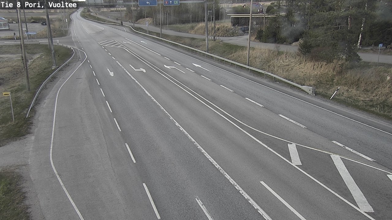 Weather Camera Image Väg 8 Björneborg, Vuoltee, Pori, Satakunta