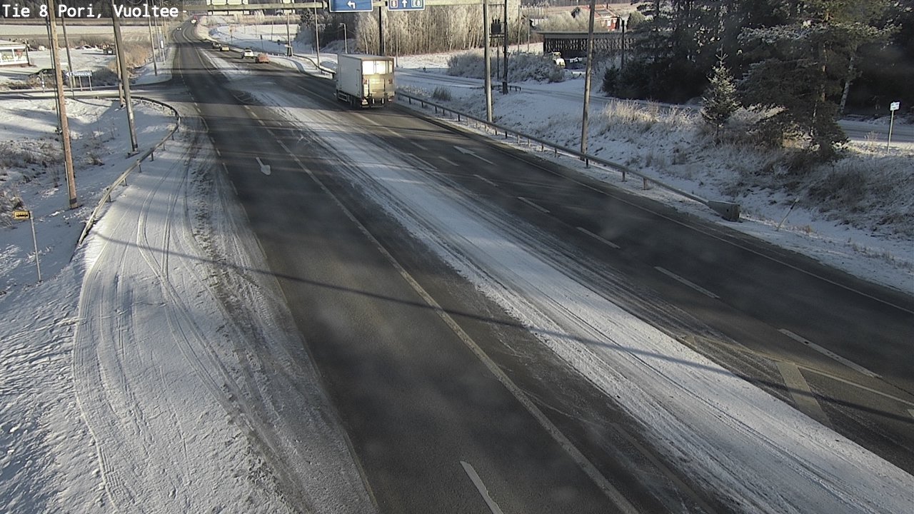 Weather Camera Image Road 8 Pori, Vuoltee, Pori, Satakunta