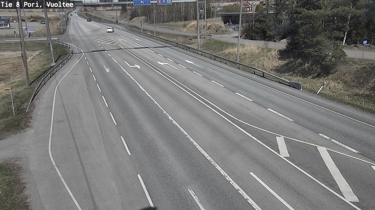 Weather Camera Image Väg 8 Björneborg, Vuoltee, Pori, Satakunta