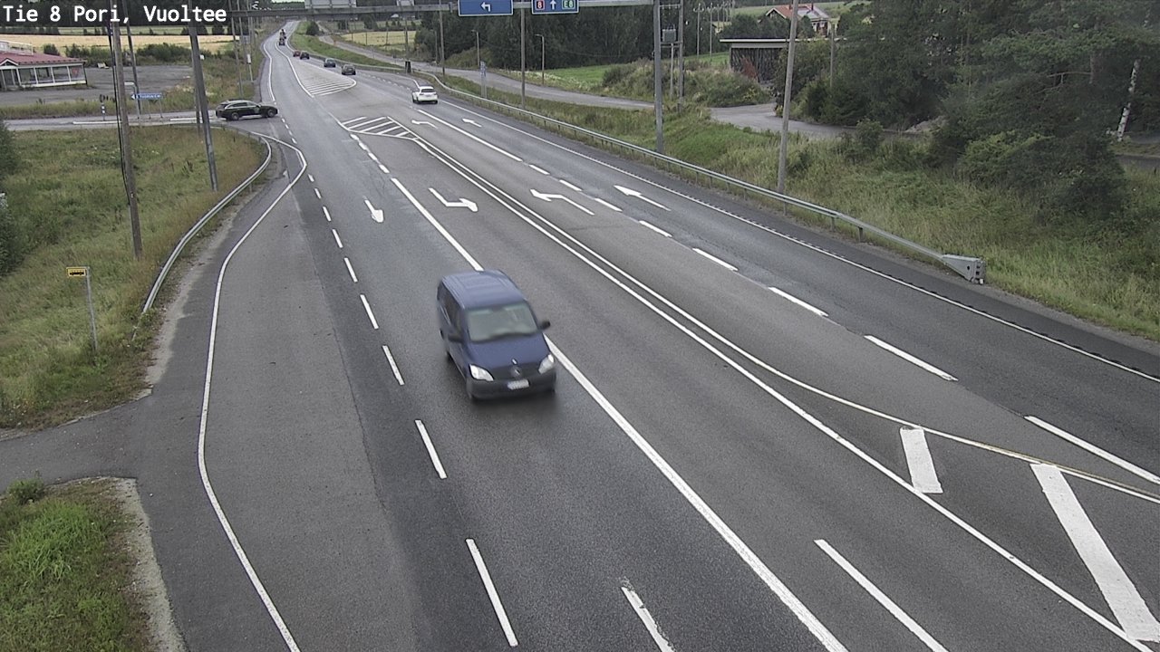 Weather Camera Image Road 8 Pori, Vuoltee, Pori, Satakunta