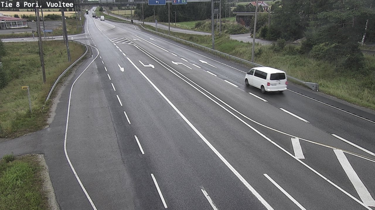 Weather Camera Image Väg 8 Björneborg, Vuoltee, Pori, Satakunta