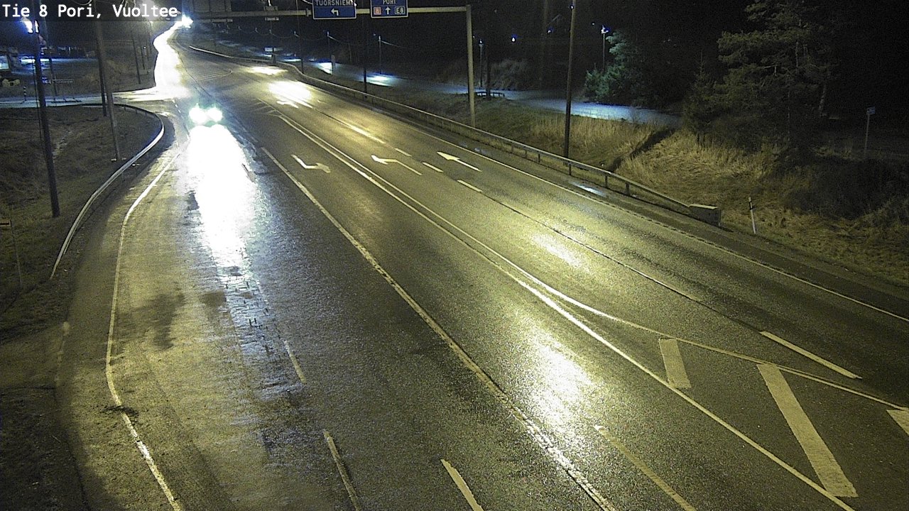 Weather Camera Image Road 8 Pori, Vuoltee, Pori, Satakunta