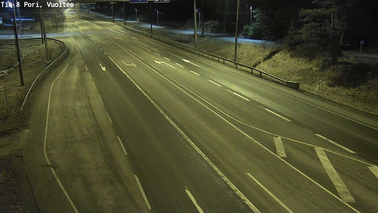 Kelikamerat Kuva Tie 8 Pori, Vuoltee, Pori, Satakunta