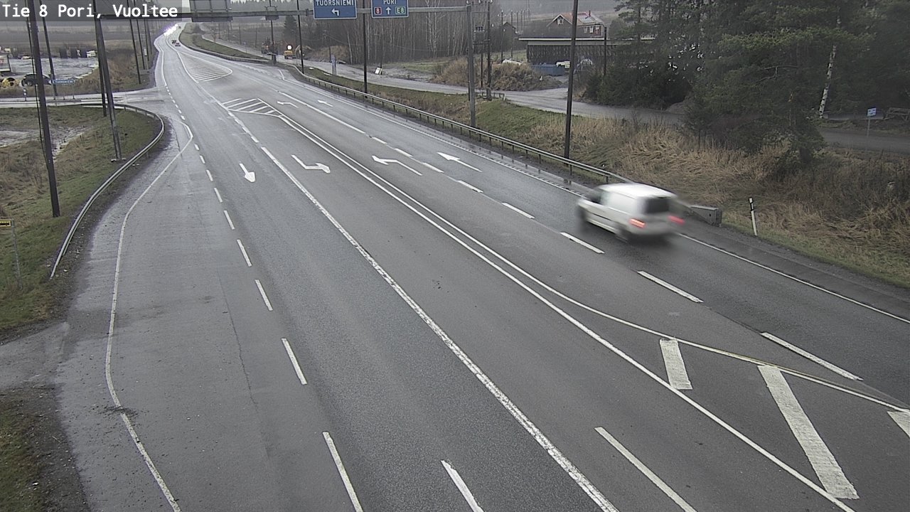 Weather Camera Image Road 8 Pori, Vuoltee, Pori, Satakunta