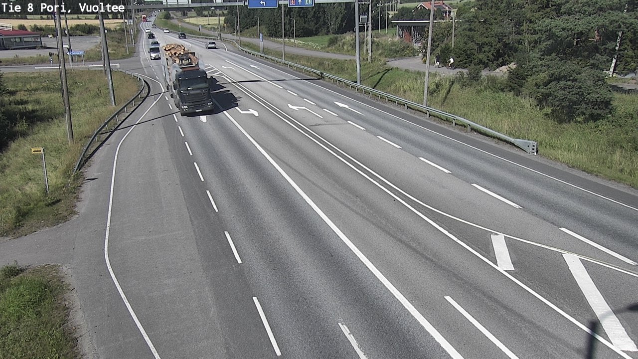 Kelikamerat Kuva Tie 8 Pori, Vuoltee, Pori, Satakunta