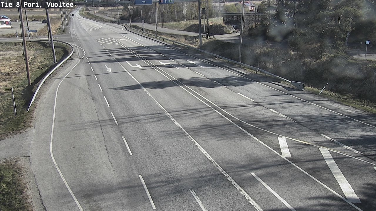 Weather Camera Image Väg 8 Björneborg, Vuoltee, Pori, Satakunta