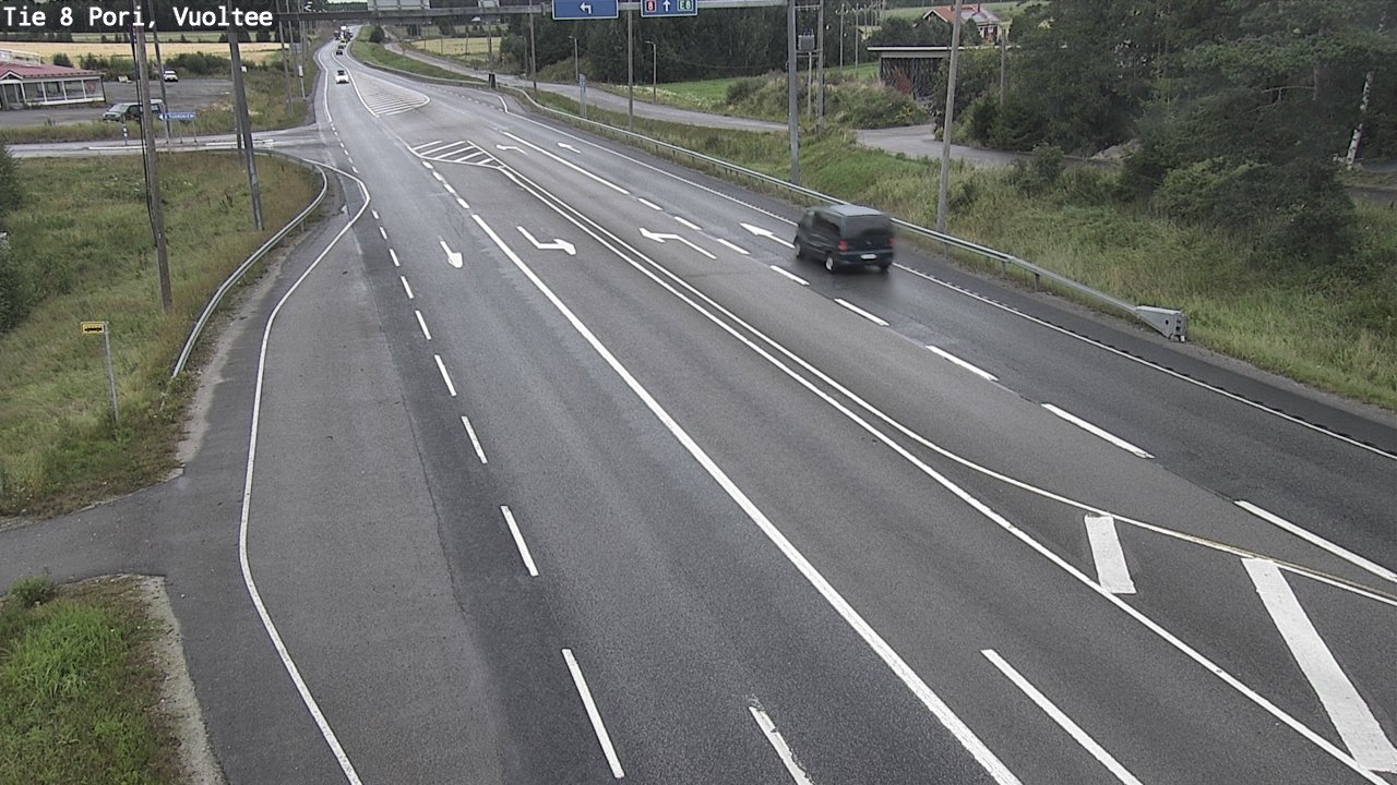 Weather Camera Image Väg 8 Björneborg, Vuoltee, Pori, Satakunta