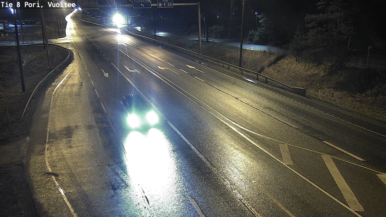 Weather Camera Image Road 8 Pori, Vuoltee, Pori, Satakunta