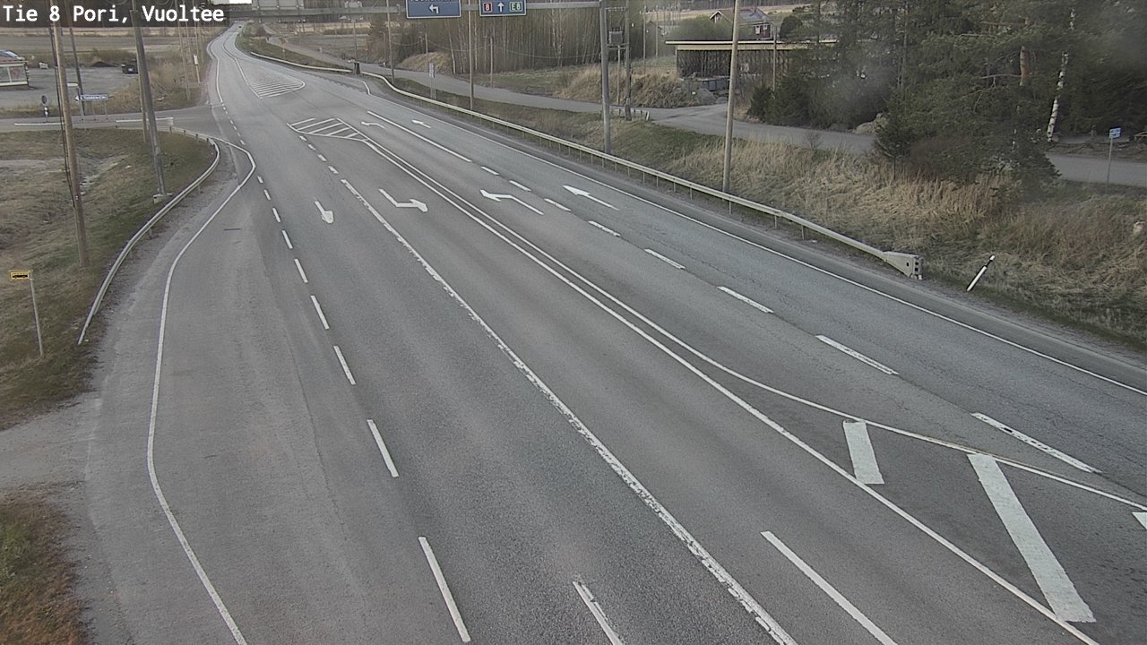 Weather Camera Image Väg 8 Björneborg, Vuoltee, Pori, Satakunta