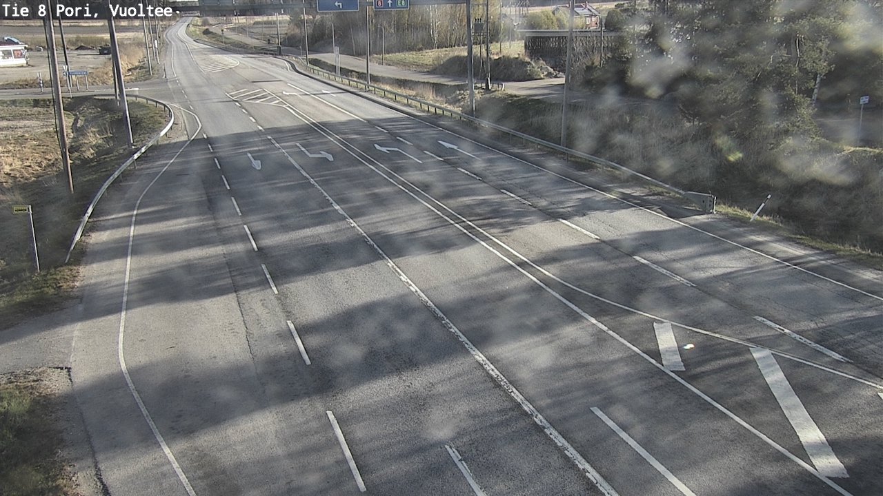 Weather Camera Image Väg 8 Björneborg, Vuoltee, Pori, Satakunta