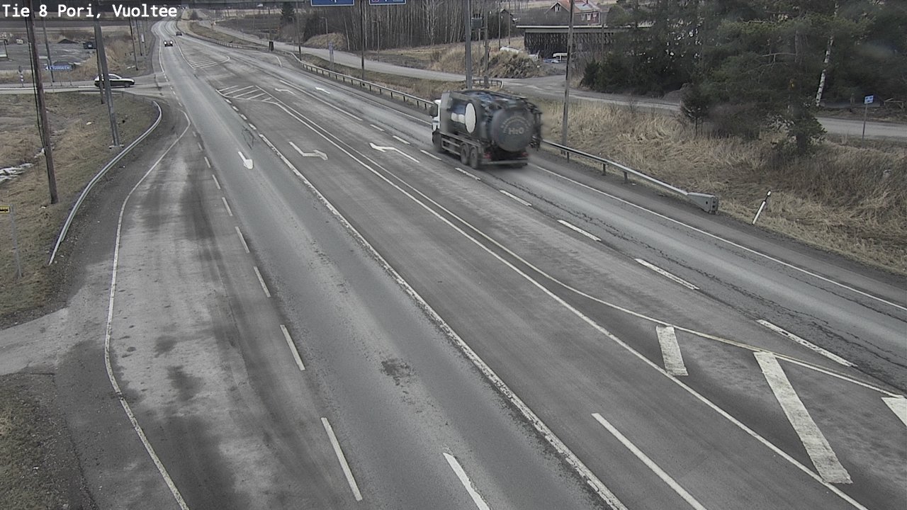 Weather Camera Image Väg 8 Björneborg, Vuoltee, Pori, Satakunta