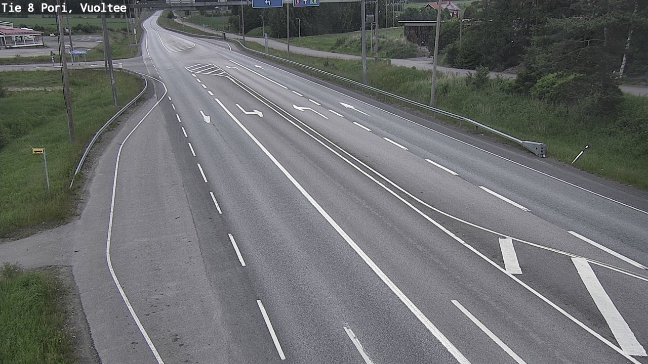 Kelikamerat Kuva Tie 8 Pori, Vuoltee, Pori, Satakunta
