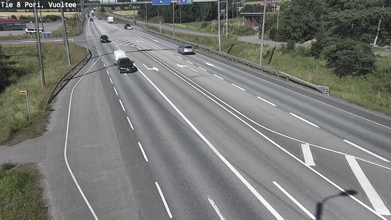 Kelikamerat Kuva Tie 8 Pori, Vuoltee, Pori, Satakunta