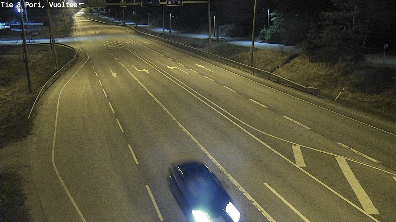 Weather Camera Image Väg 8 Björneborg, Vuoltee, Pori, Satakunta
