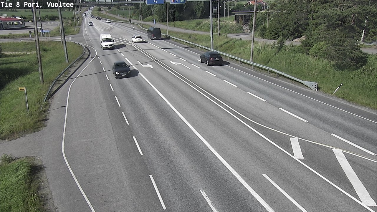 Weather Camera Image Road 8 Pori, Vuoltee, Pori, Satakunta