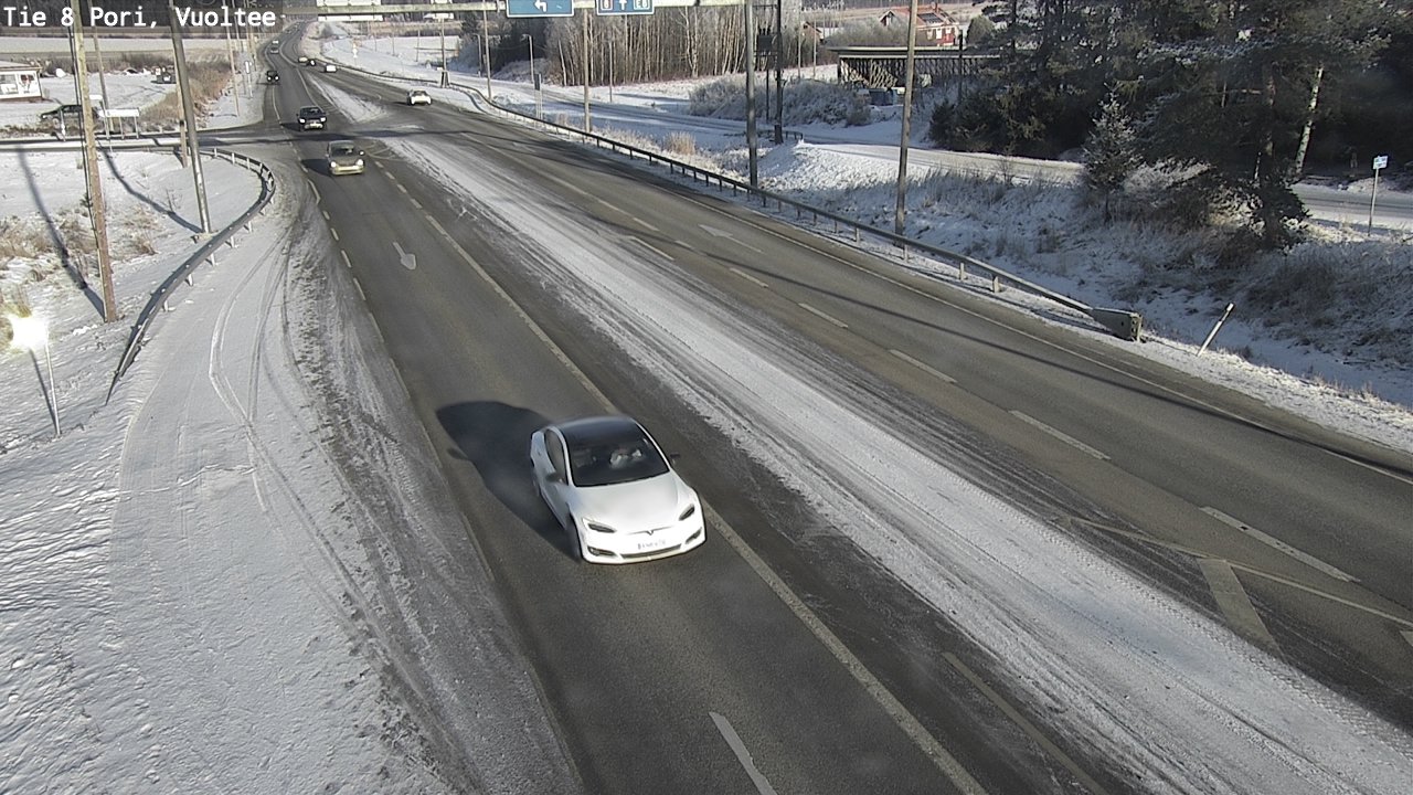 Weather Camera Image Road 8 Pori, Vuoltee, Pori, Satakunta