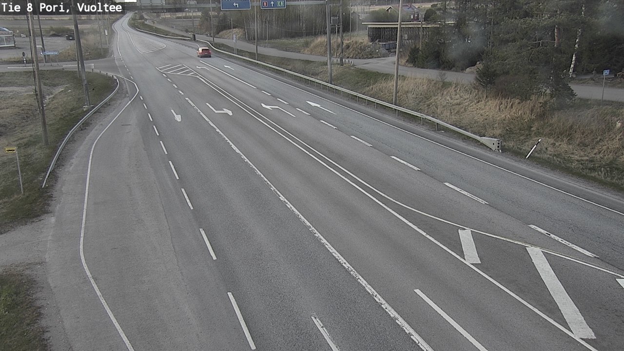 Weather Camera Image Väg 8 Björneborg, Vuoltee, Pori, Satakunta