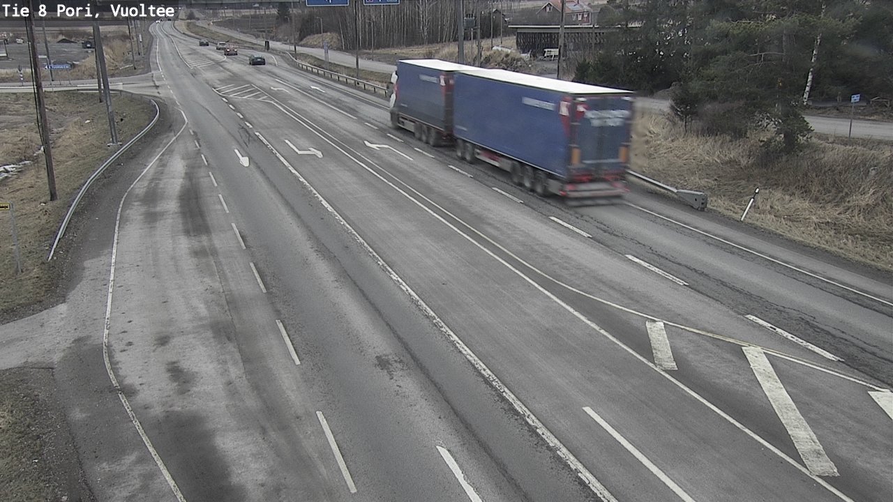 Weather Camera Image Väg 8 Björneborg, Vuoltee, Pori, Satakunta