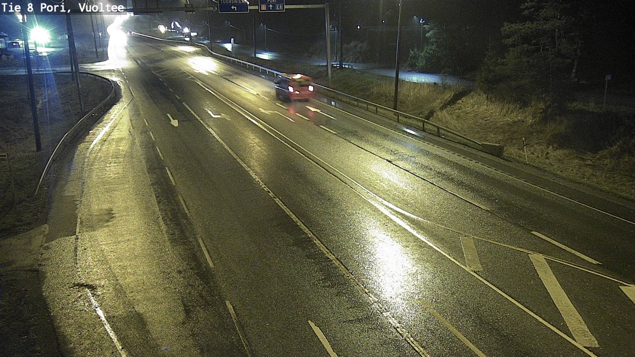 Weather Camera Image Road 8 Pori, Vuoltee, Pori, Satakunta