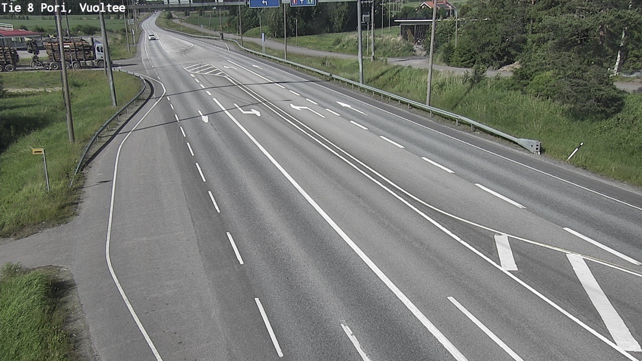 Weather Camera Image Road 8 Pori, Vuoltee, Pori, Satakunta