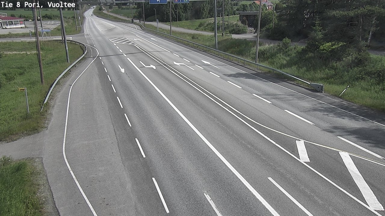 Weather Camera Image Väg 8 Björneborg, Vuoltee, Pori, Satakunta