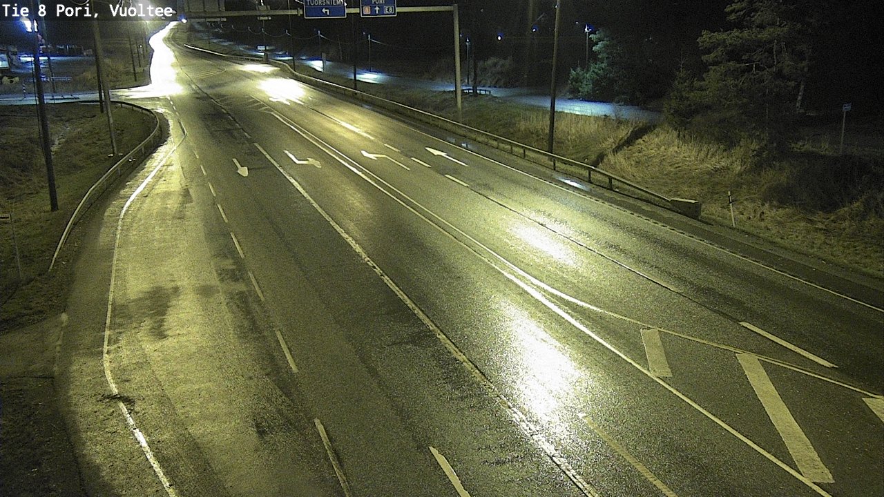 Weather Camera Image Road 8 Pori, Vuoltee, Pori, Satakunta
