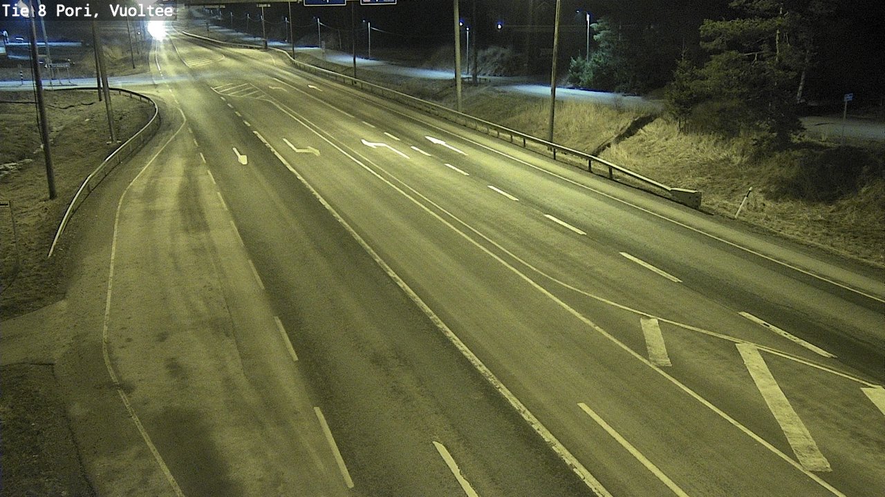 Weather Camera Image Väg 8 Björneborg, Vuoltee, Pori, Satakunta