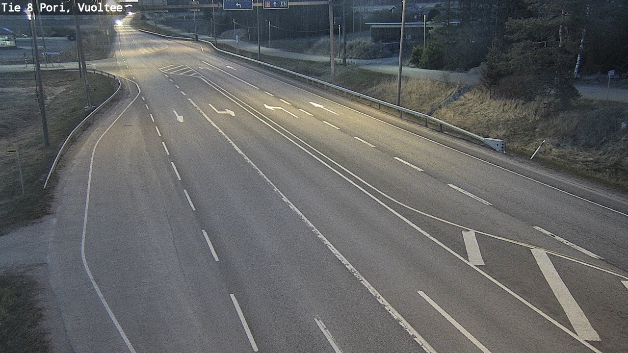 Weather Camera Image Väg 8 Björneborg, Vuoltee, Pori, Satakunta