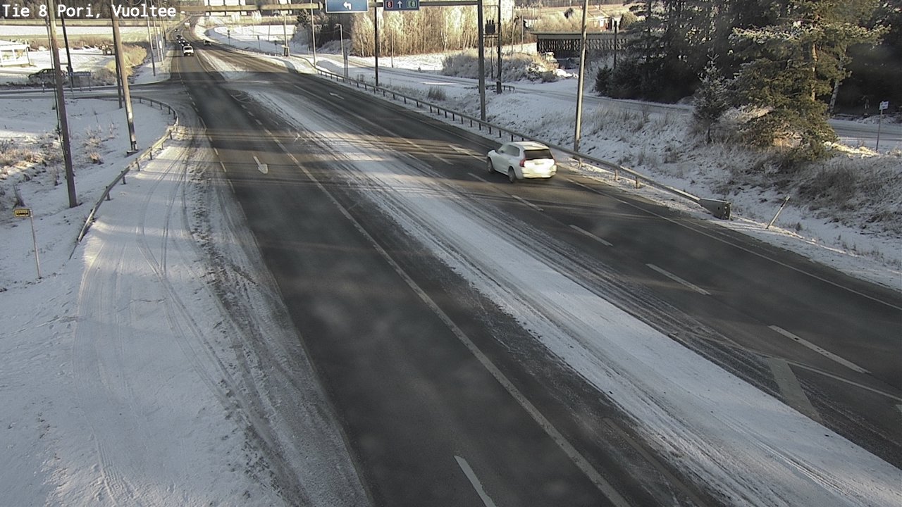 Weather Camera Image Road 8 Pori, Vuoltee, Pori, Satakunta