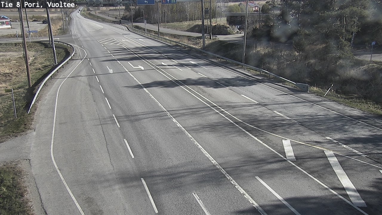Weather Camera Image Väg 8 Björneborg, Vuoltee, Pori, Satakunta