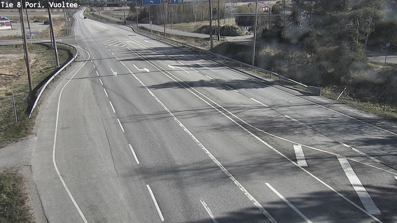 Weather Camera Image Väg 8 Björneborg, Vuoltee, Pori, Satakunta