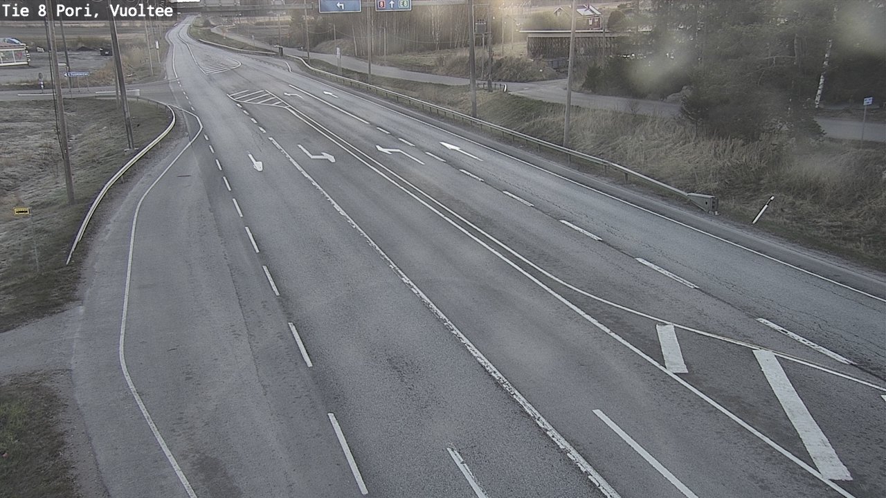 Weather Camera Image Väg 8 Björneborg, Vuoltee, Pori, Satakunta