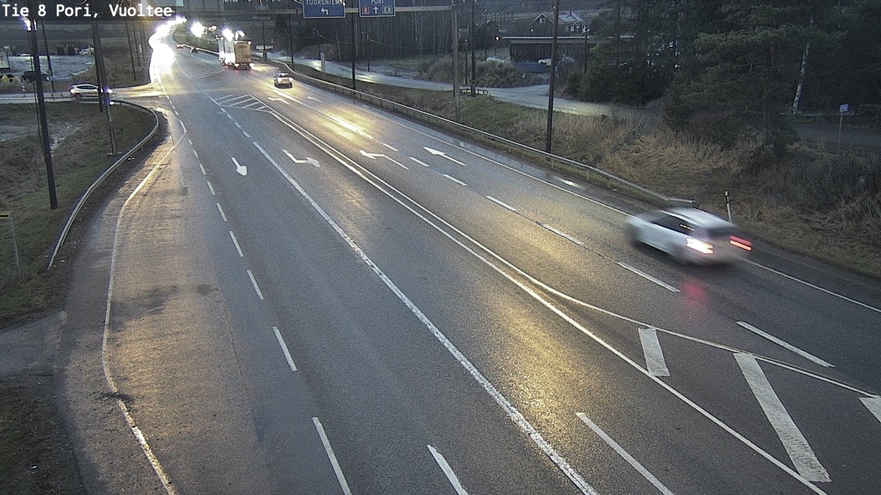 Weather Camera Image Road 8 Pori, Vuoltee, Pori, Satakunta