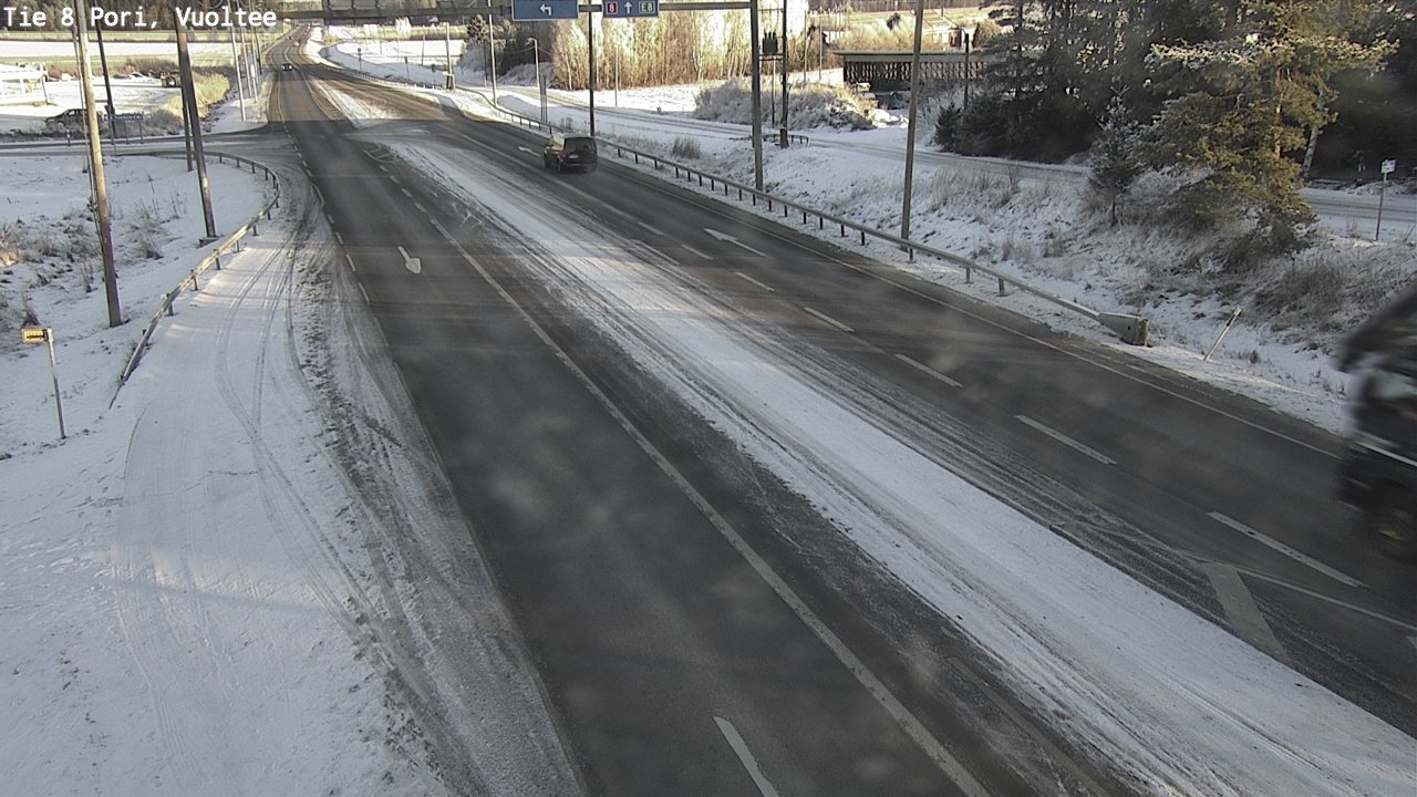 Weather Camera Image Road 8 Pori, Vuoltee, Pori, Satakunta