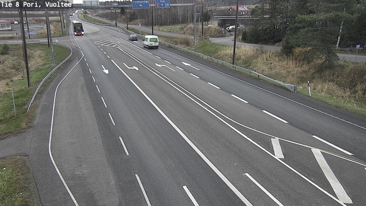 Kelikamerat Kuva Tie 8 Pori, Vuoltee, Pori, Satakunta