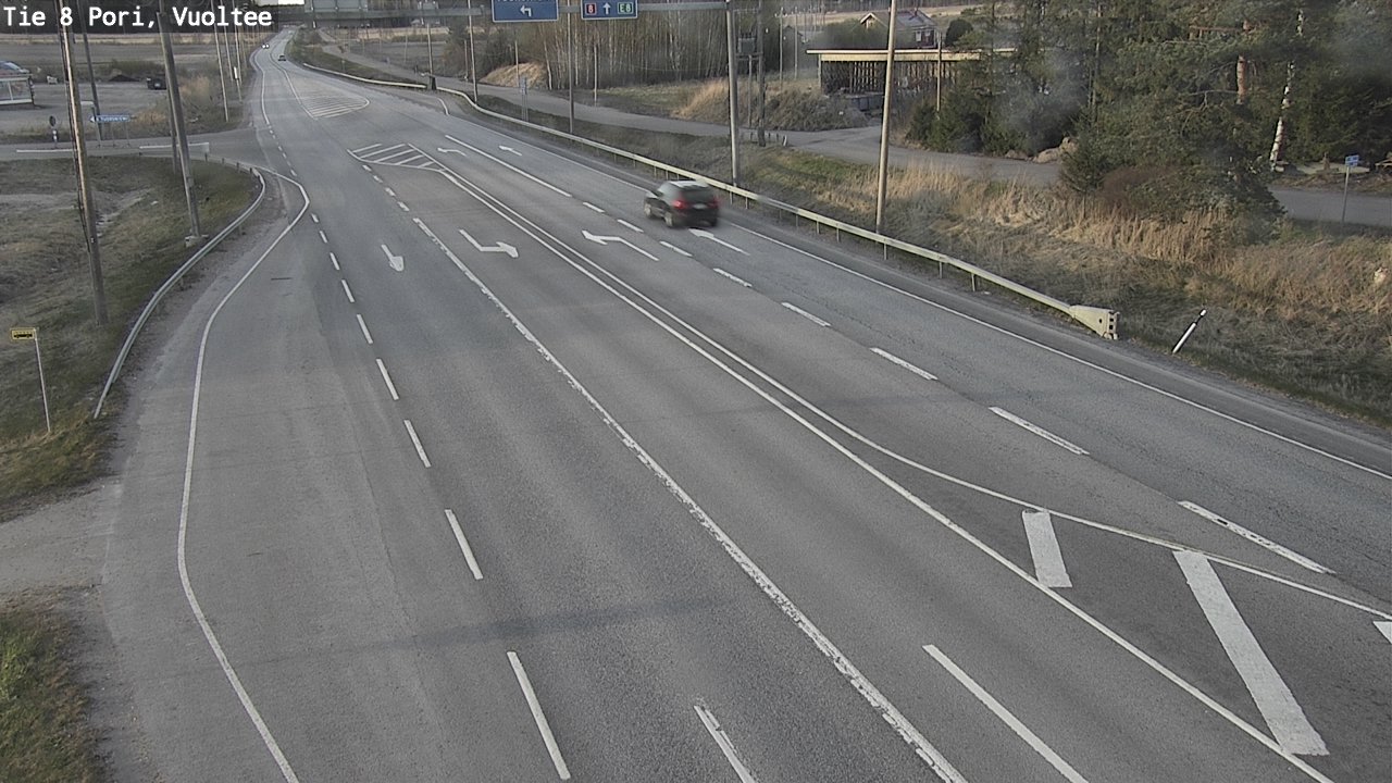 Weather Camera Image Väg 8 Björneborg, Vuoltee, Pori, Satakunta