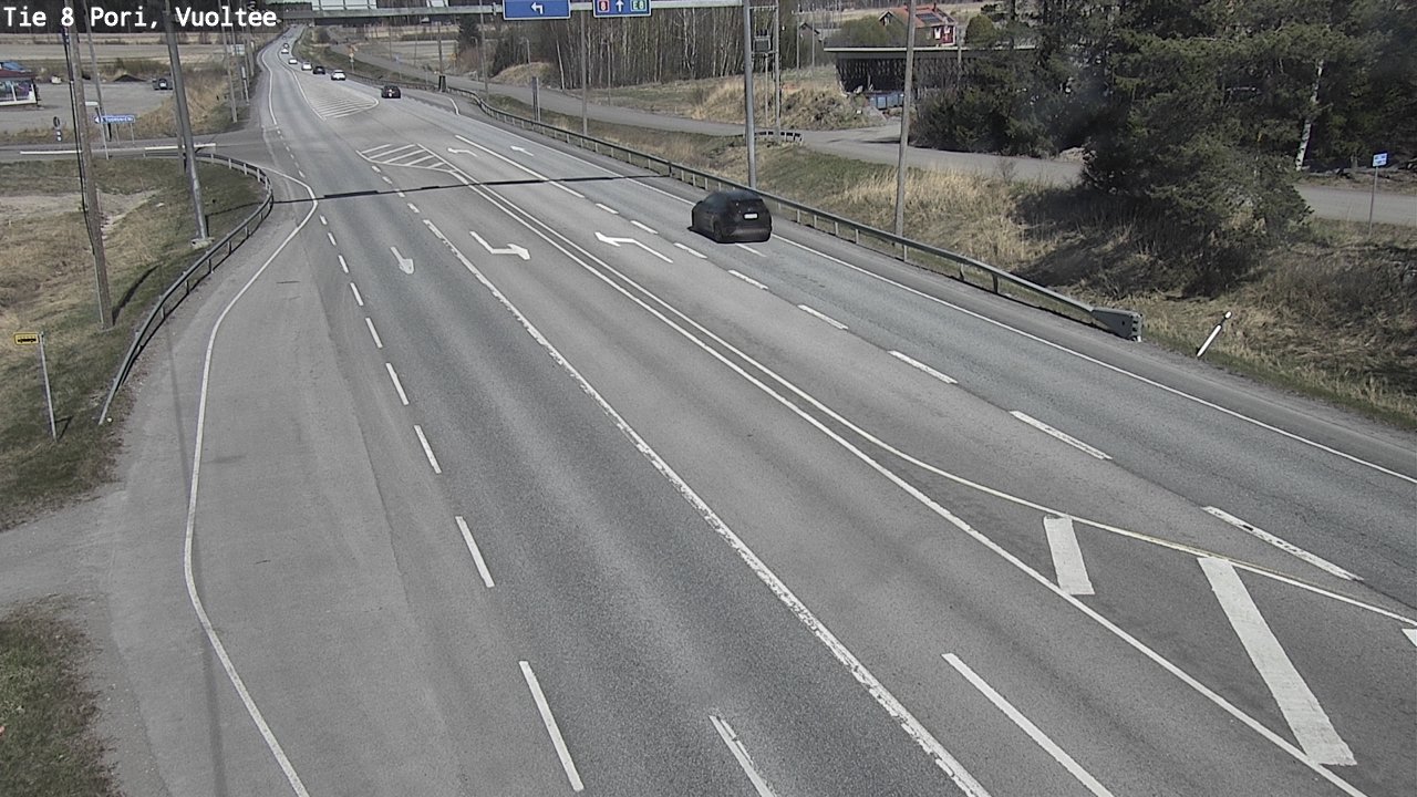 Weather Camera Image Väg 8 Björneborg, Vuoltee, Pori, Satakunta