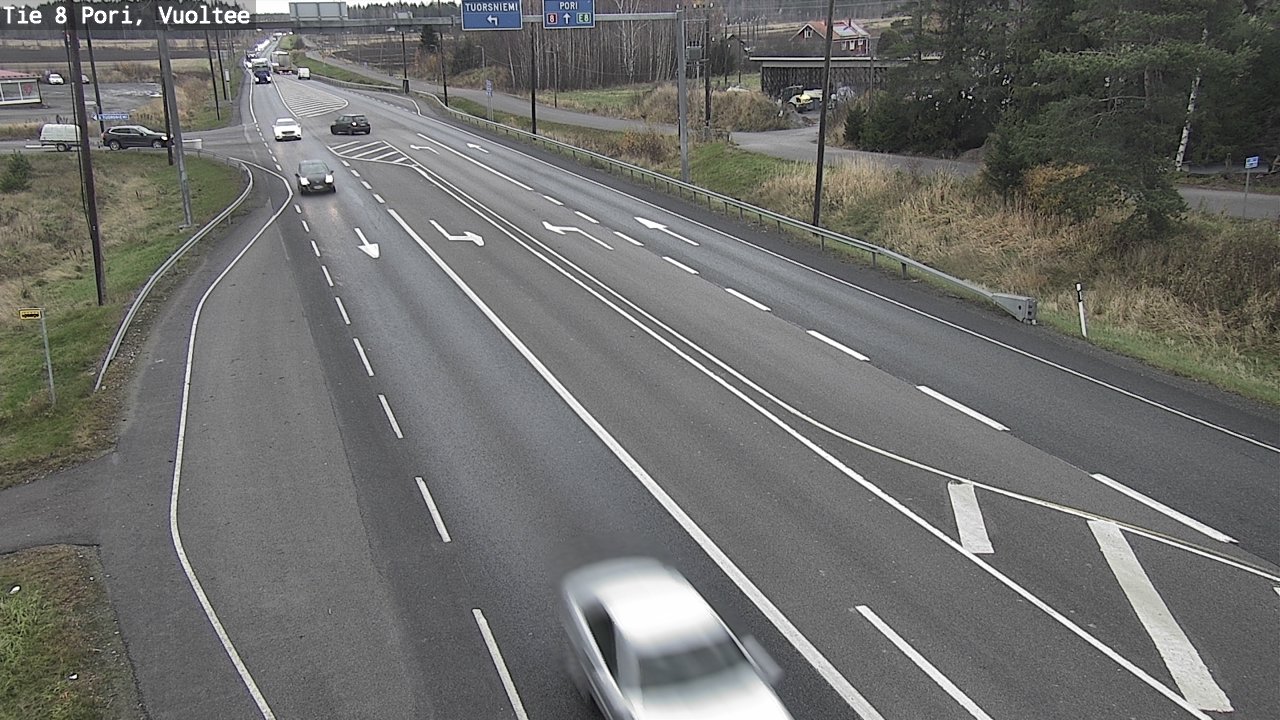 Kelikamerat Kuva Tie 8 Pori, Vuoltee, Pori, Satakunta