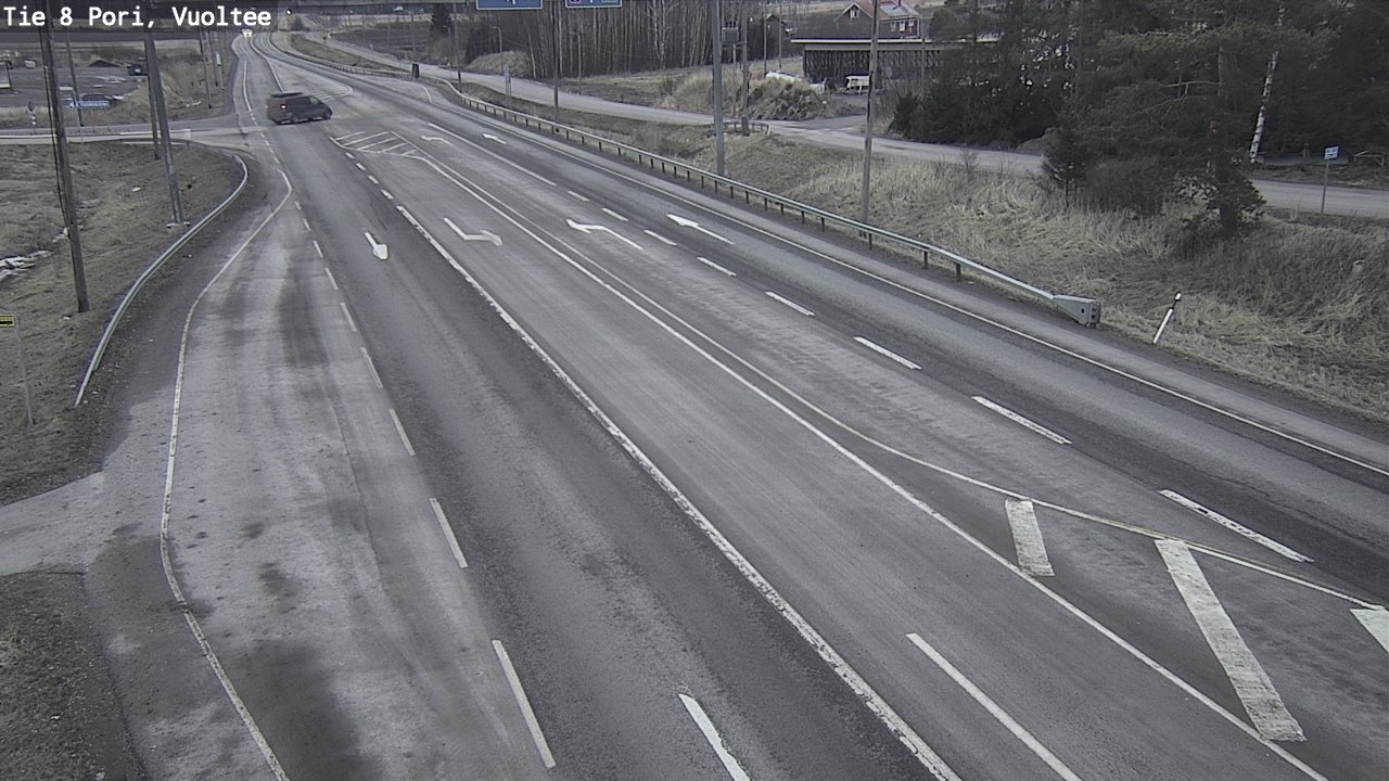 Weather Camera Image Väg 8 Björneborg, Vuoltee, Pori, Satakunta